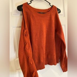 Aeropostale S orange sweater